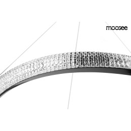 MOOSEE lampa wisząca ANILLO 80 czarny     chrom