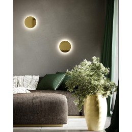 MOOSEE lampa ścienna SHADOW SUN 30 złota