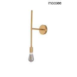 MOOSEE lampa ścienna RIVA złota