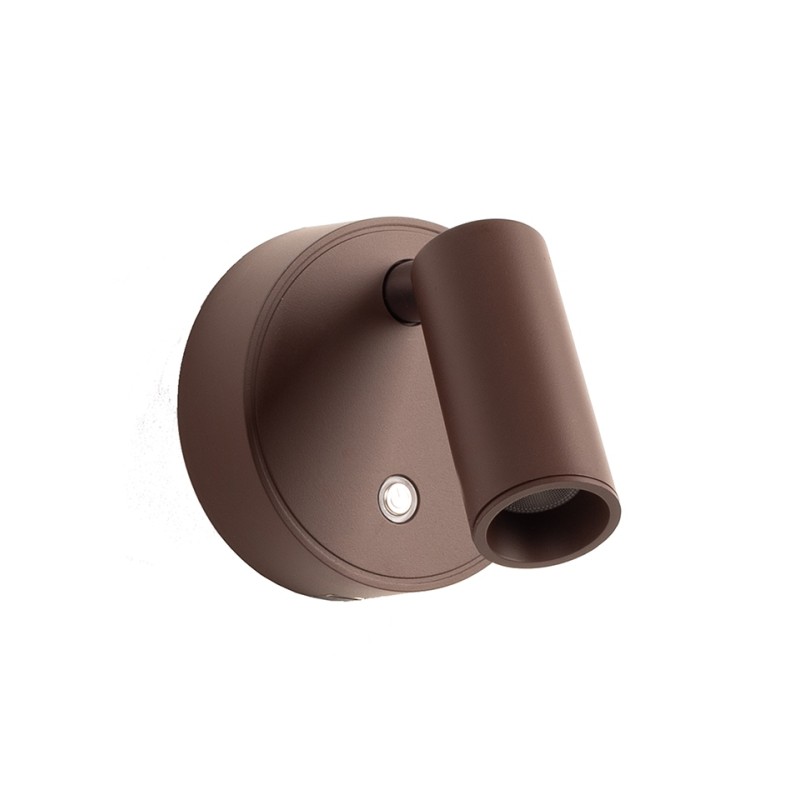 Lampa ścienna SHP PICKET brązowa