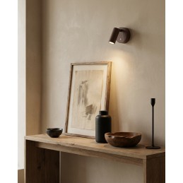 Lampa ścienna SHP PICKET brązowa