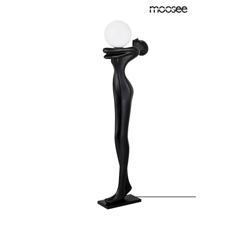 MOOSEE lampa podłogowa HUMAN MOON - włókno szklane, szkło