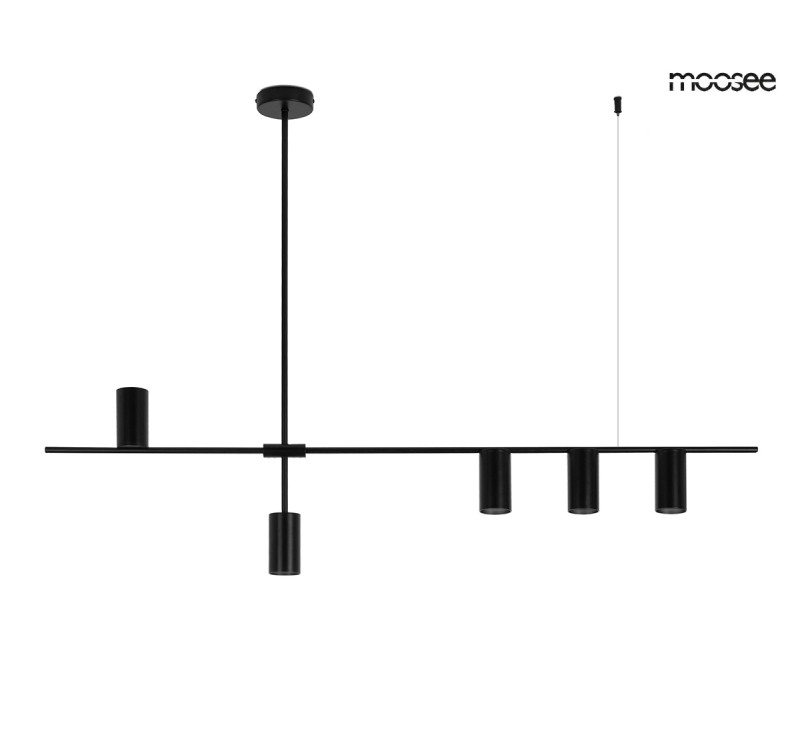 MOOSEE lampa wisząca MODERNO czarna