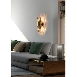 MOOSEE lampa ścienna LORENZO złota