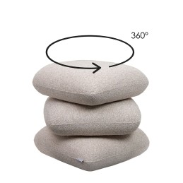 Pufa STONES beżowa