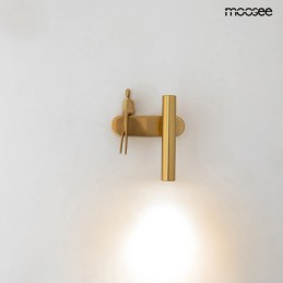 MOOSEE lampa ścienna BOY TUBE R złota