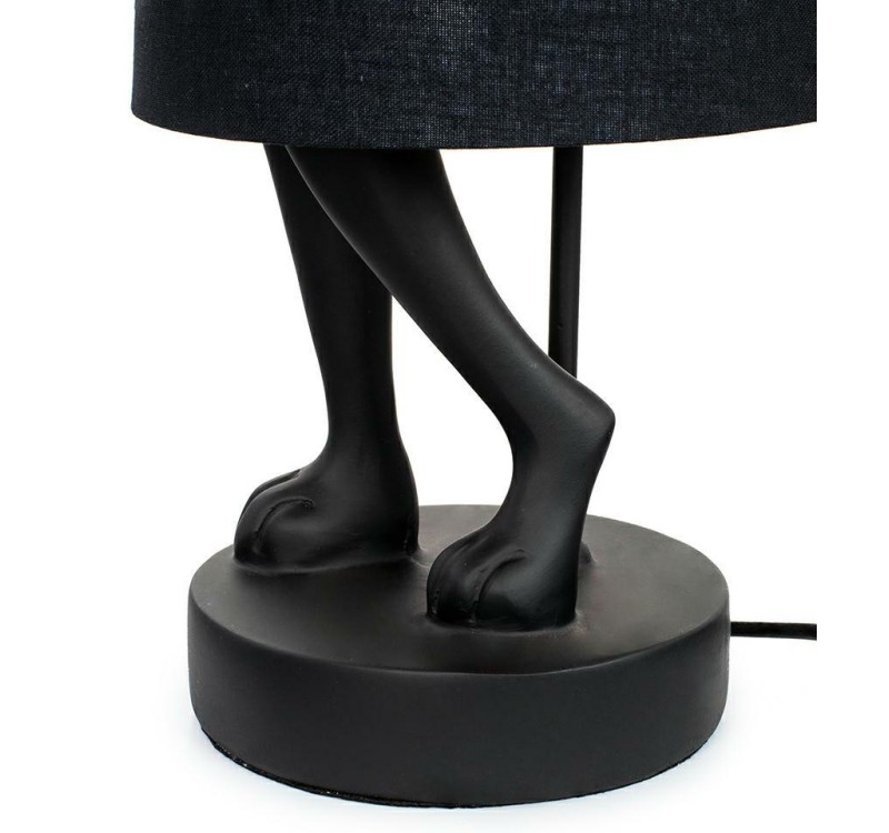 KARE lampa stołowa RABBIT 50 cm czarna / czarna