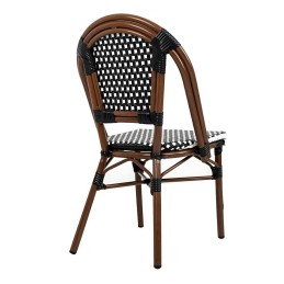 Krzesło ogrodowe CAFE PARIS brązowe       rattan