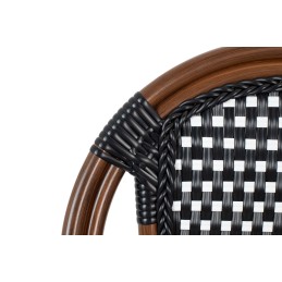 Krzesło ogrodowe CAFE PARIS brązowe       rattan