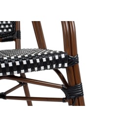 Krzesło ogrodowe CAFE PARIS ARM brązowe   rattan
