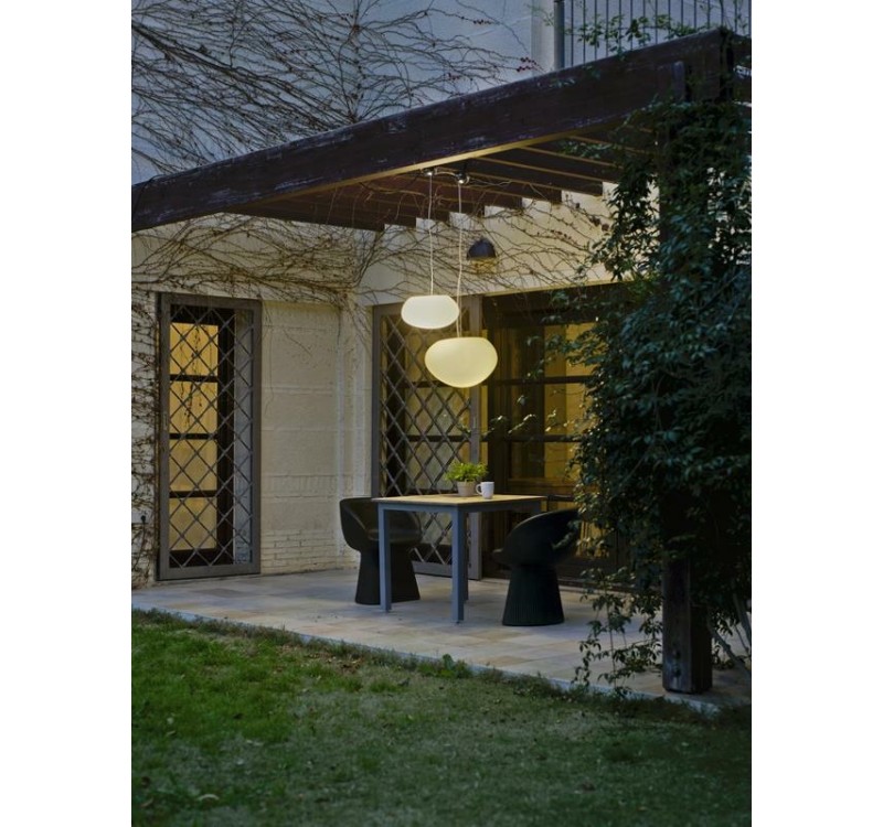 NEW GARDEN lampa wisząca PETRA 60 HANG biała