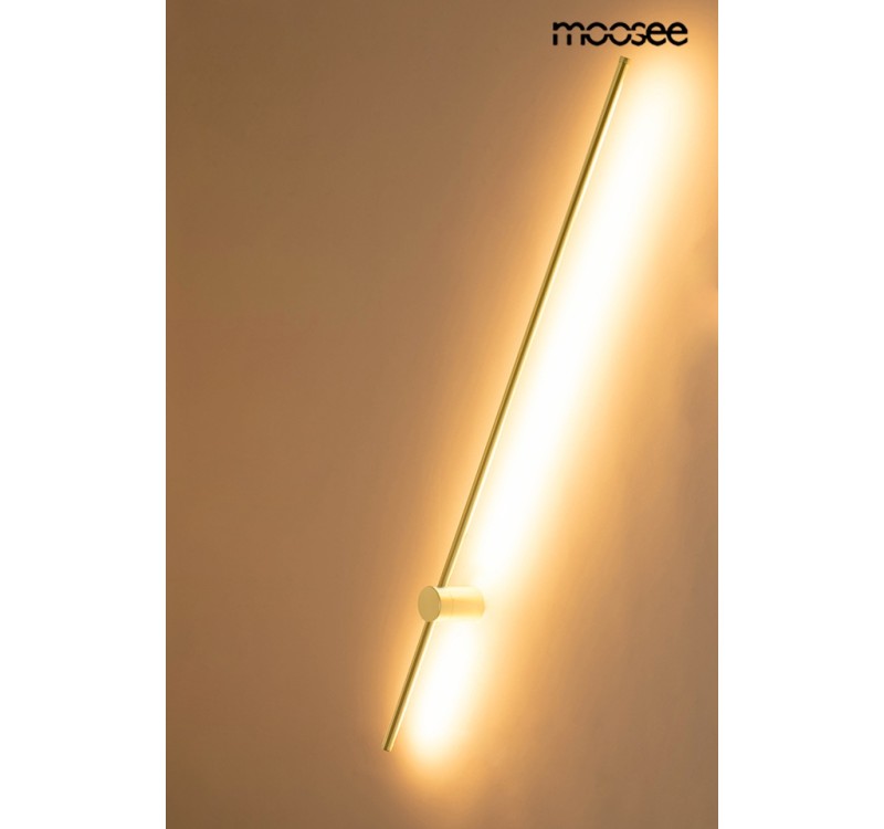 MOOSEE lampa ścienna OMBRE 120 złota