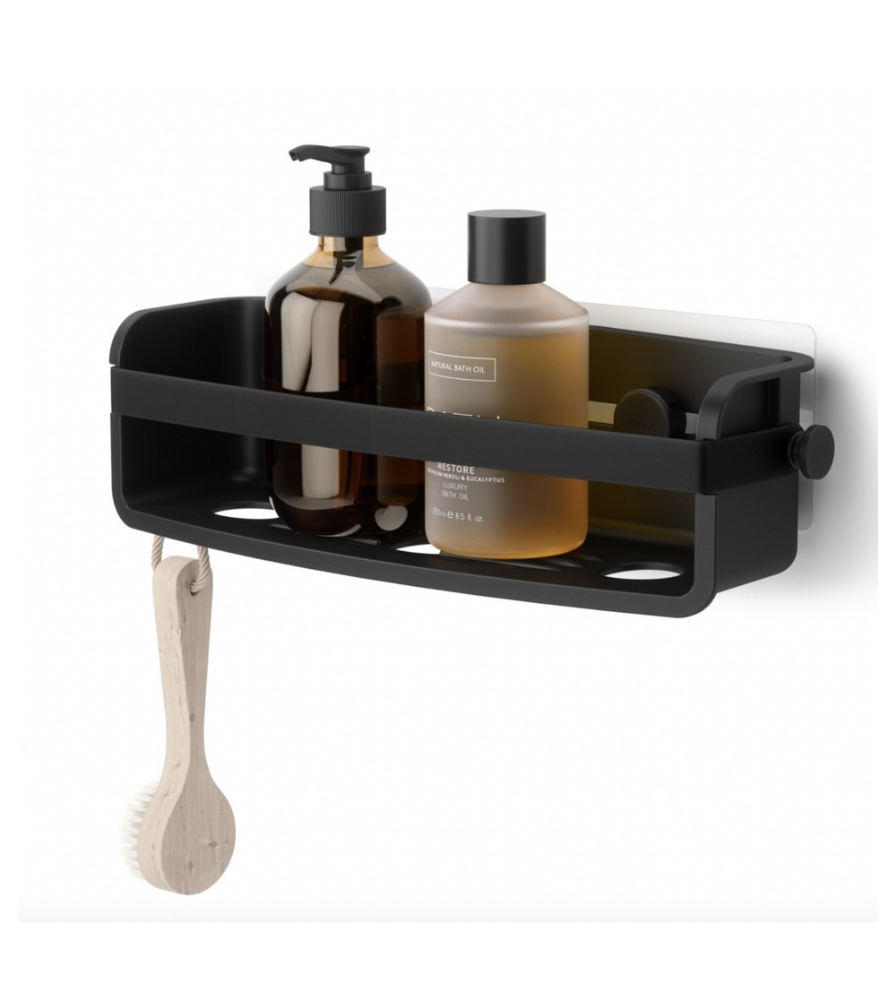 UMBRA półka prysznicowa ADHESIVE czarna