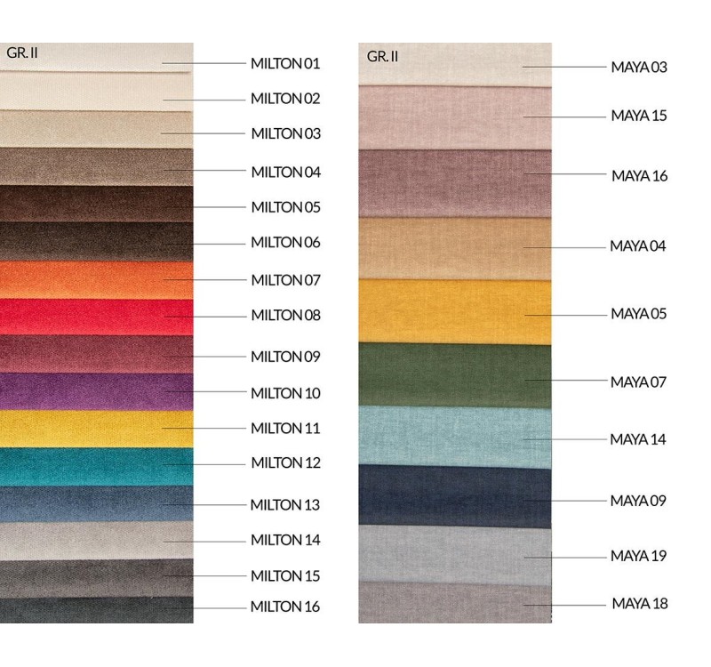 Sofa PILLOW z funkcją spania - II grupa tkanin