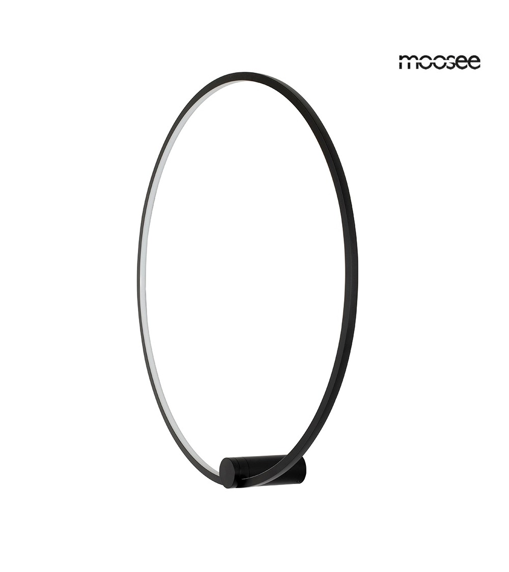 MOOSEE lampa ścienna HOOP 80 czarna