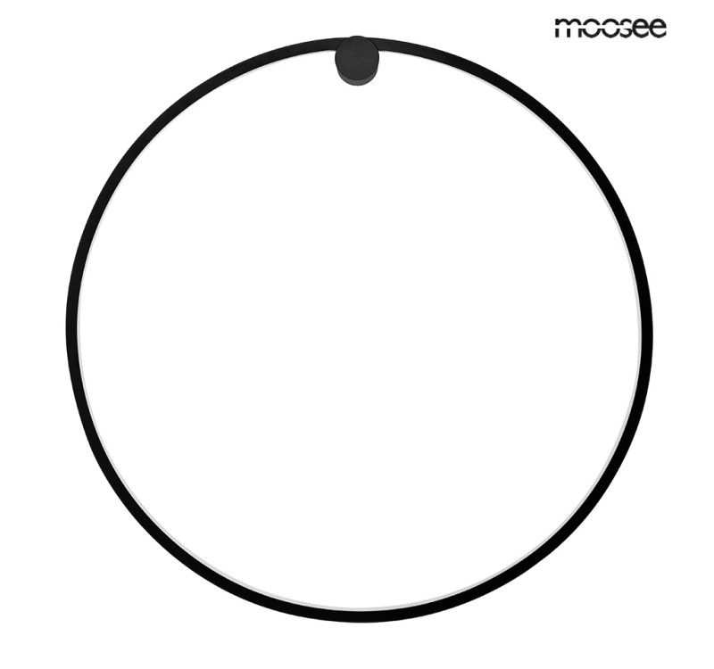 MOOSEE lampa ścienna HOOP 80 czarna