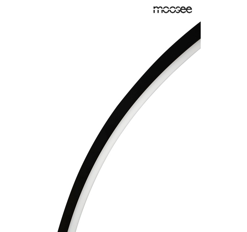 MOOSEE lampa ścienna HOOP 80 czarna