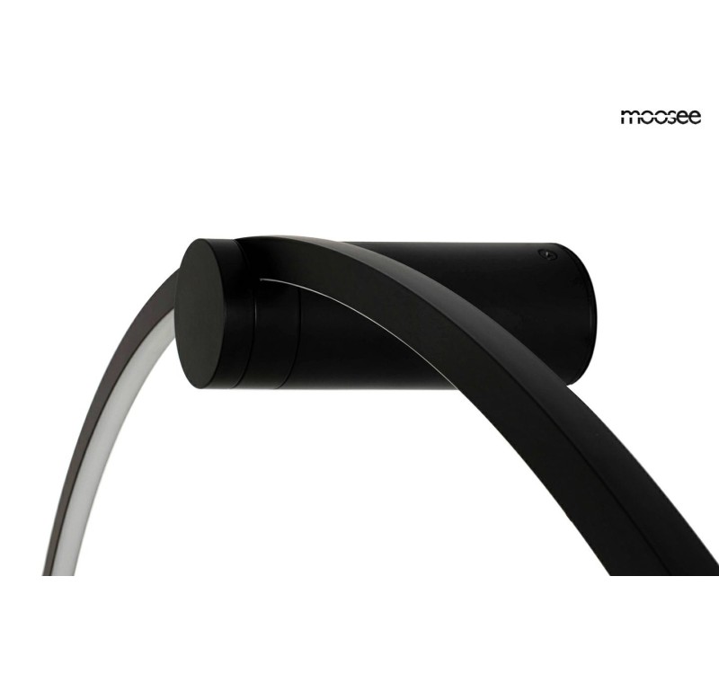 MOOSEE lampa ścienna HOOP 80 czarna