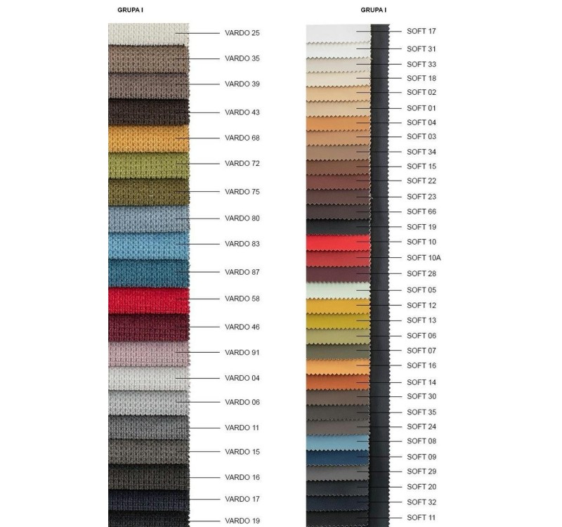 Narożnik CONTINENTAL z funkcją spania - I grupa tkanin