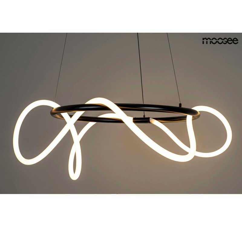 MOOSEE lampa wisząca SERPIENTE 60 czarna