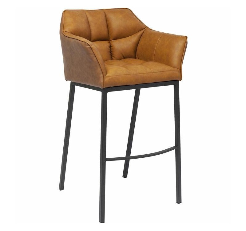KARE krzesło barowe THINKTANK 2 brązowe