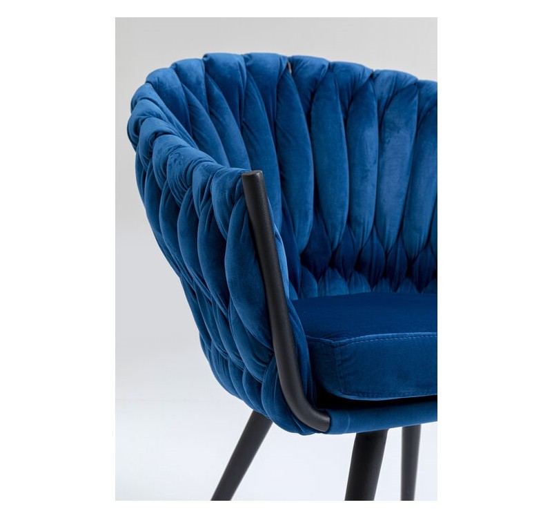 KARE krzesło KNOT ciemny niebieski