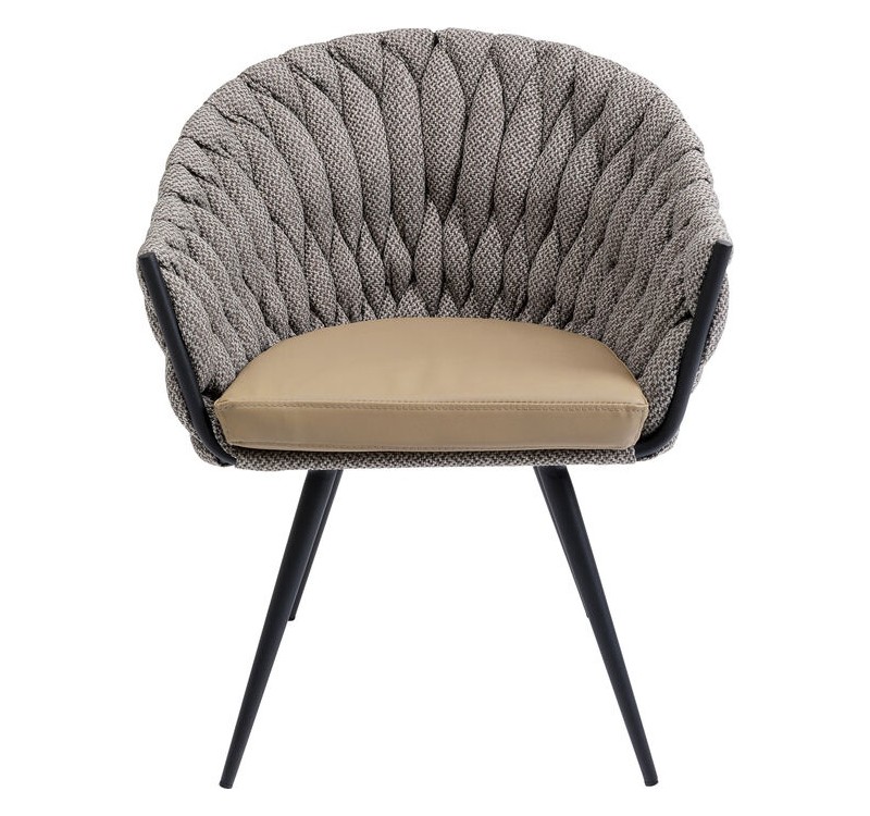 KARE krzesło KNOT brązowe