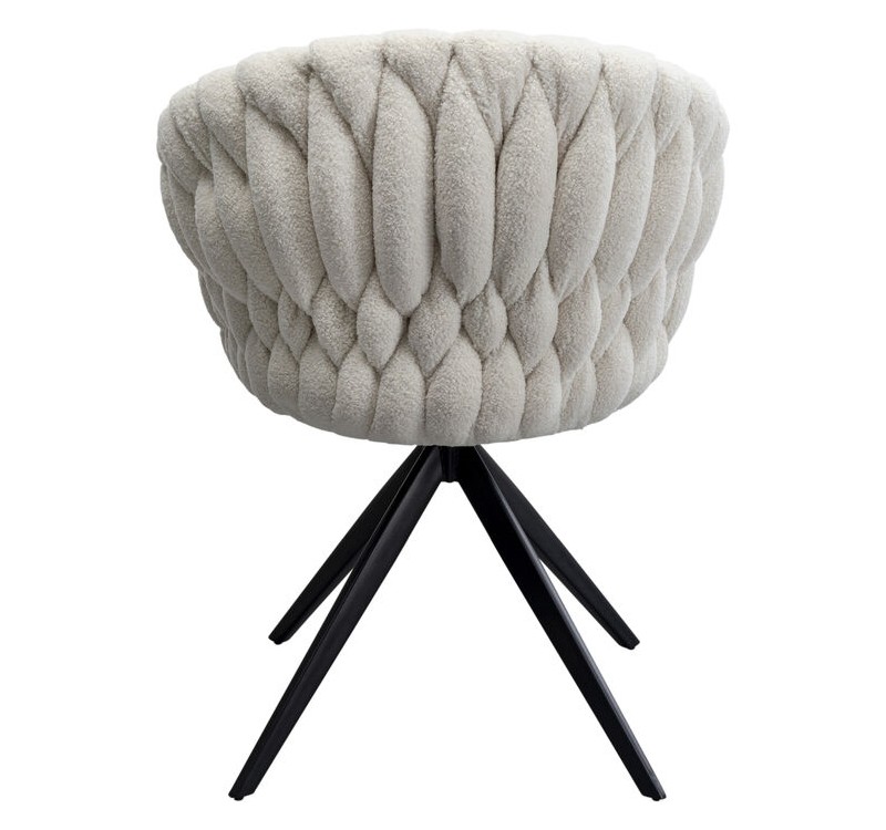 KARE krzesło obrotowe KNOT BOUCLE