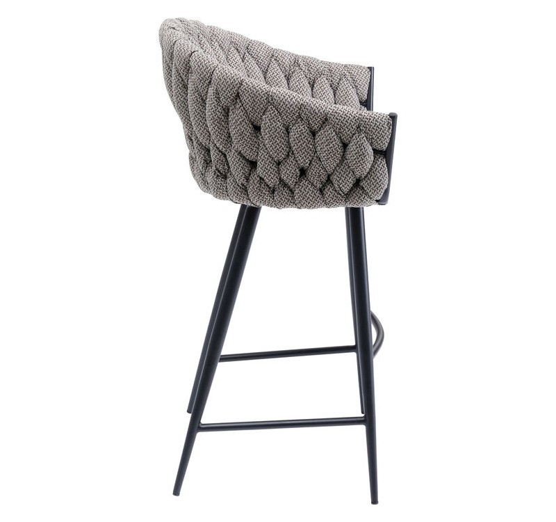 KARE krzesło barowe KNOT brązowe