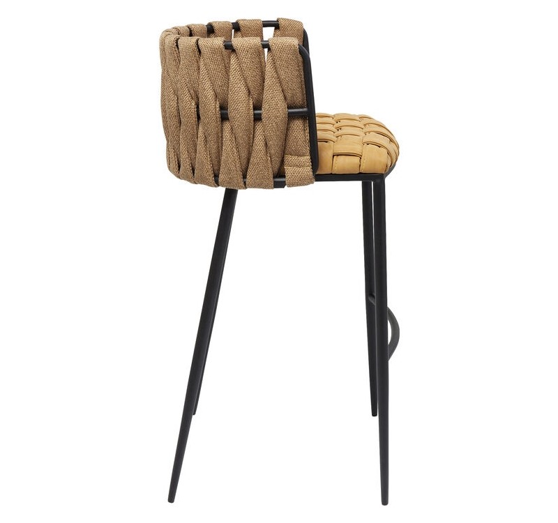 KARE krzesło barowe CHEERIO żółte