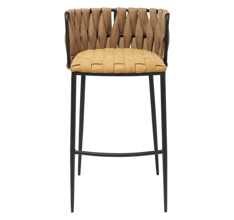 KARE krzesło barowe CHEERIO żółte