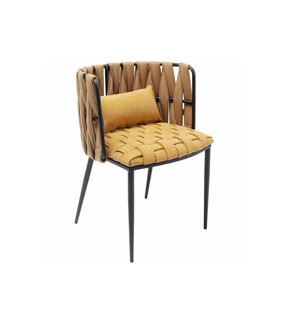 KARE krzesło CHEERIO żółte