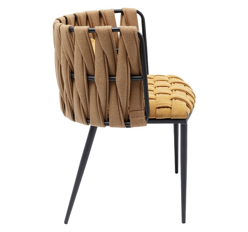 KARE krzesło CHEERIO żółte