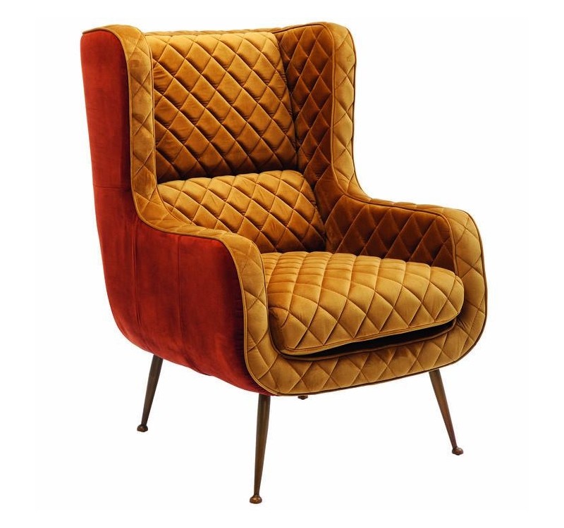 KARE fotel NONNA brązowy