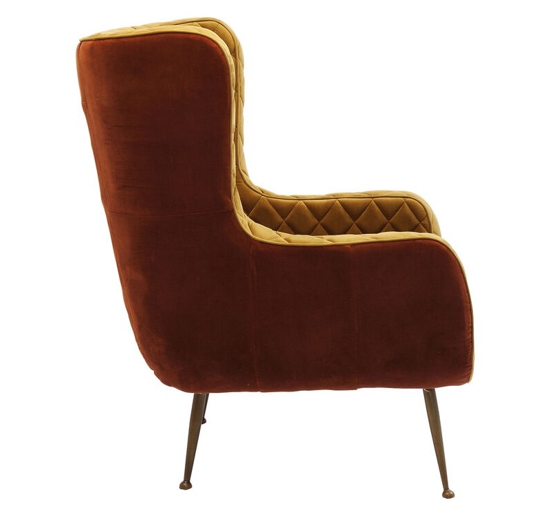 KARE fotel NONNA brązowy