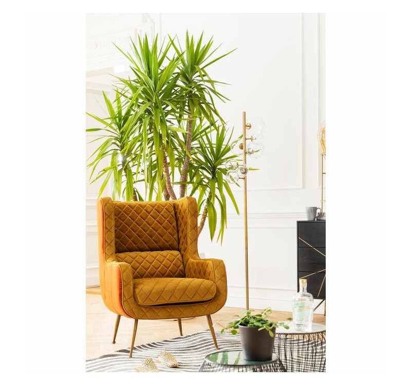 KARE fotel NONNA brązowy