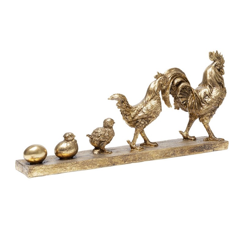 KARE dekoracja CHICKEN EVOLUTION złota
