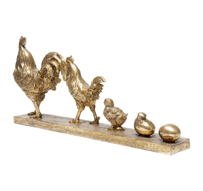 KARE dekoracja CHICKEN EVOLUTION złota