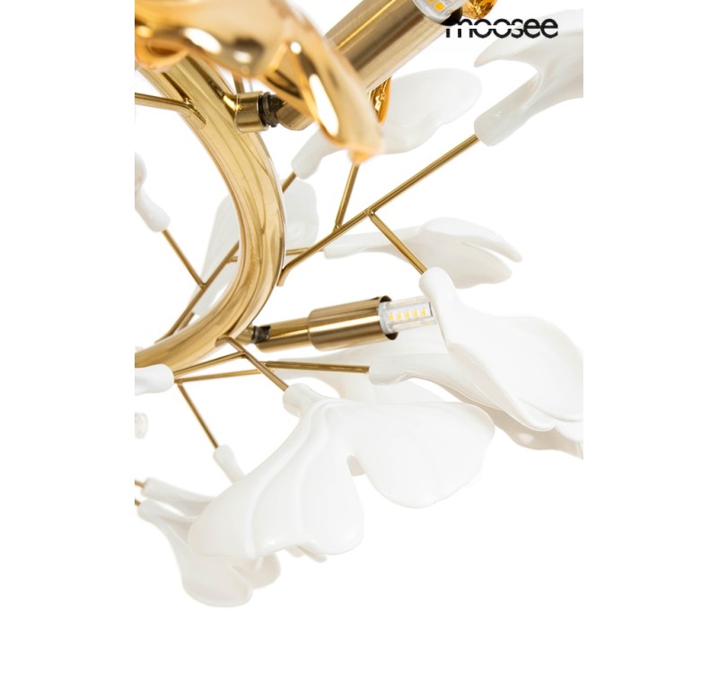 MOOSEE lampa wisząca FLORA 80 PP złota