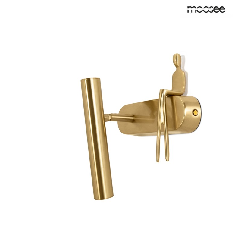 MOOSEE lampa ścienna BOY TUBE L złota