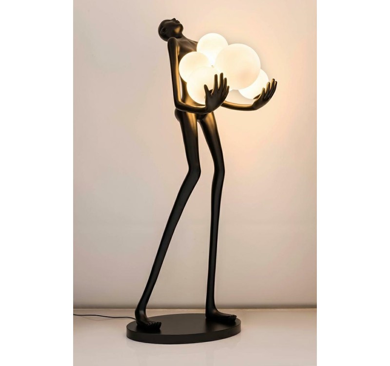 MOOSEE lampa podłogowa HUMAN PREMIUM -    włókno szklane, szkło