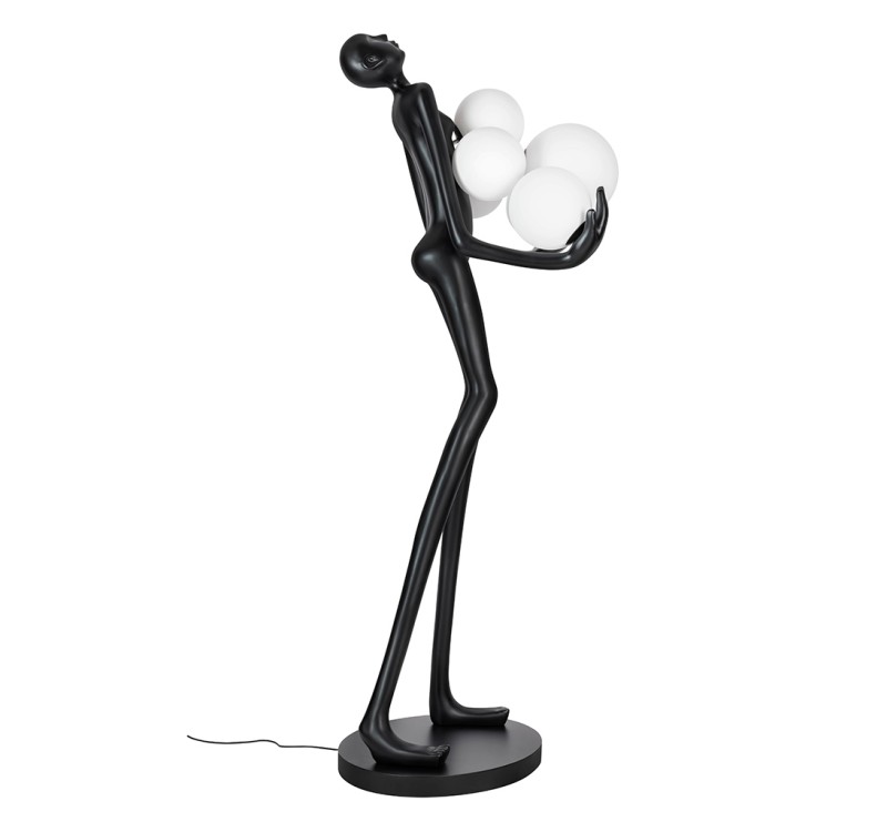 MOOSEE lampa podłogowa HUMAN PREMIUM -    włókno szklane, szkło