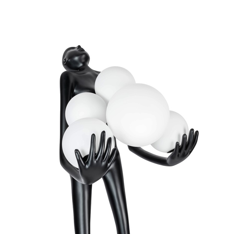 MOOSEE lampa podłogowa HUMAN PREMIUM -    włókno szklane, szkło