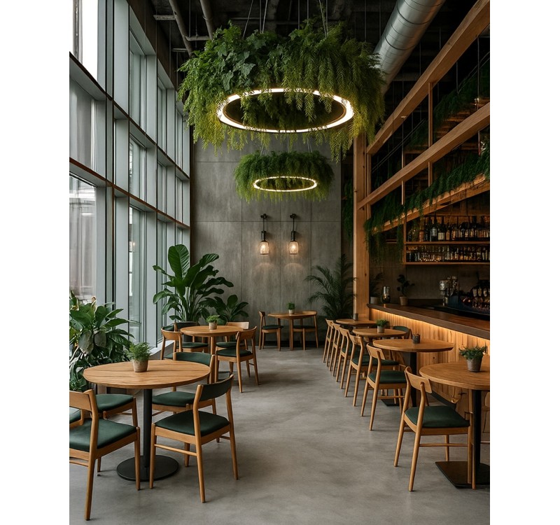 MOOSEE lampa wisząca GARDENS 120 czarna