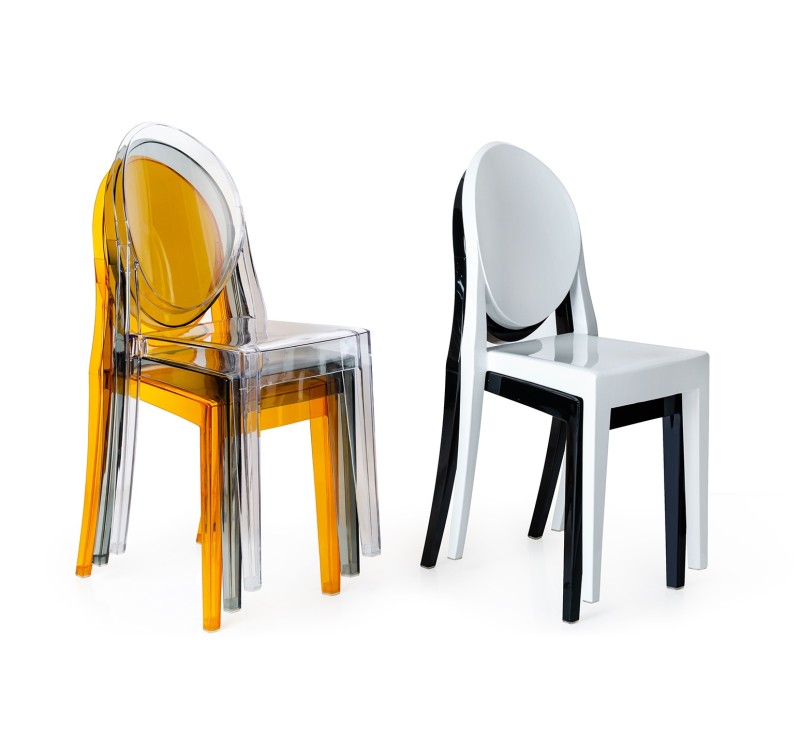 Krzesło VICTORIA dymione - poliwęglan