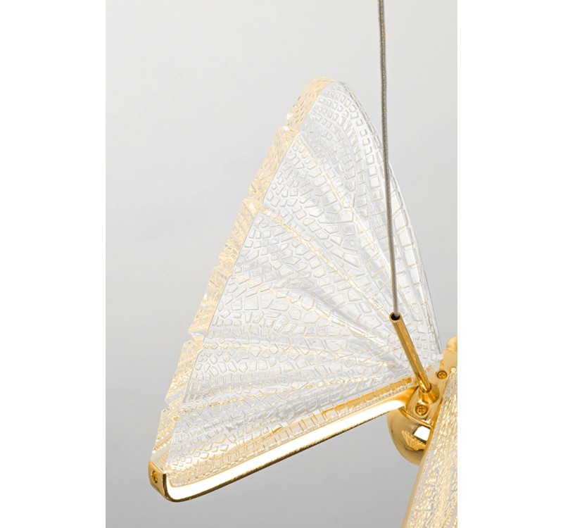 MOOSEE lampa wisząca BUTTERFLY DISC 5     złota