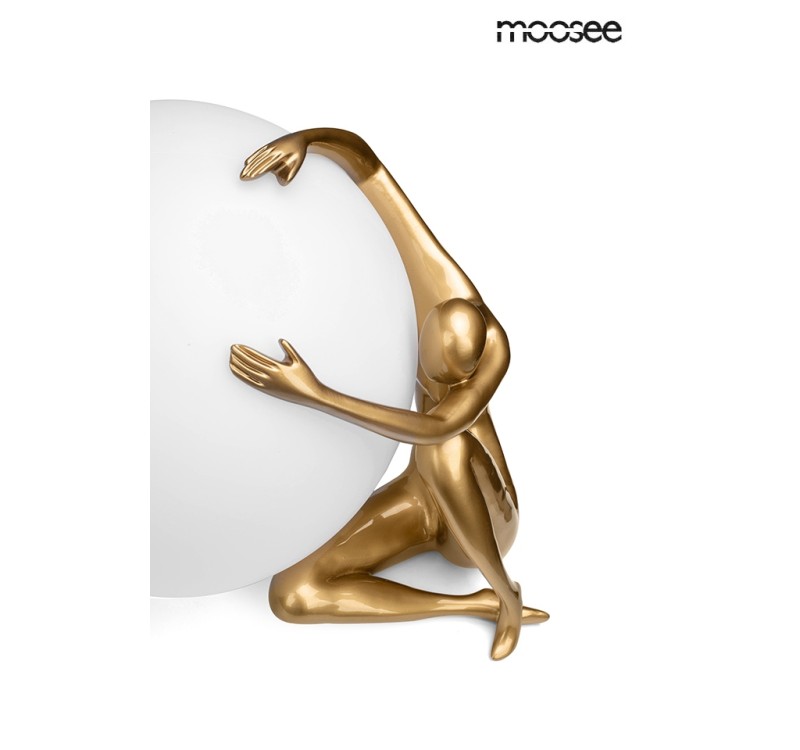 MOOSEE lampa stołowa UOMO 50 złota