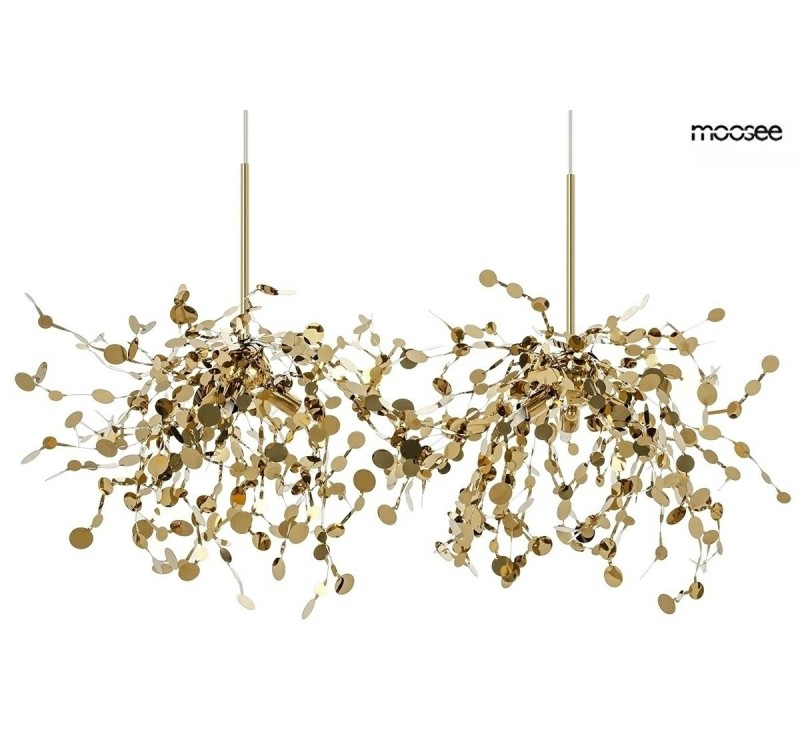 MOOSEE Lampa wisząca MONETE złota -       metal