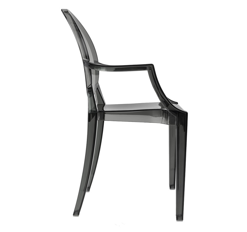 Krzesło LOUIS dymione - poliwęglan