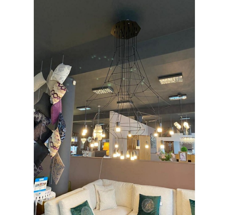 MOOSEE lampa wisząca FLUSSO 20 czarna